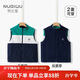 努比屋兒童馬甲中大童春秋背心男童搖粒絨寶寶馬夾雙面穿男生坎肩