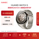 華為【送禮送健康】HUAWEI WATCH 5 46mm高端款航天級鈦合金表殼鈦金屬表帶X-TAP智感窗eSIM通信手表