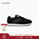 Calvin KleinJeans男士潮流復古拼接ck字母印花休閑鞋跑步運動(dòng)鞋德訓鞋禮物 0GX-太空黑 44