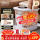 美的（Midea）泡腳桶足浴盆電解水殺菌加熱自動(dòng)按摩洗腳盆年貨生日禮物送男女友長(cháng)輩 ZL312極地白