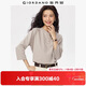 佐丹奴亨利衫女2026年春新款純棉亨利領(lǐng)插肩七分袖上衣女13325771