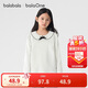 巴拉巴拉balaone女童長(cháng)袖t恤兒童2025秋甜美娃娃領(lǐng)內搭上衣萌208325100001