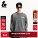 杰克·瓊斯（JACK&JONES）男裝衛衣時(shí)尚百搭潮酷貼布舒適全棉寬松休閑圓領(lǐng)長(cháng)袖225333111 E06黑橄欖 常規 XL （185）