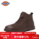 Dickies高幫男靴厚底馬丁鞋男士靴子潮男女靴情侶鞋 美拉德棕 41 