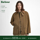 Barbour【明星同款】OS Peached Bedale男女同款寬松無(wú)蠟夾克 MCA0933 卡其色 -xx68 M (38) 體重約130-140斤-寬松版型