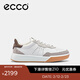 愛(ài)步（ECCO）板鞋男 2026春季新款簡(jiǎn)約增高輕量舒適板鞋男鞋 街頭球鞋539814 巖石灰/白色/灰褐色53981461572 41