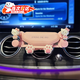 GISAEV車(chē)載手機支架kitty貓款汽車(chē)專(zhuān)用出風(fēng)口導航固定通用掛鉤式裝飾女 【KT貓貓爪粉色支架】 行駛不占視野丨充電導航兩不誤