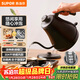 蘇泊爾（SUPOR）電水壺熱水壺 0.8L手沖咖啡壺長(cháng)嘴細口茶藝壺 燒水壺 304不銹鋼  泡茶壺 SW-08C01