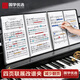 DEATKN樂(lè )譜夾鋼琴譜夾展開(kāi)式不反光曲譜琴譜折疊插頁(yè)譜子夾冊活頁(yè)收納冊 【升級四頁(yè)聯(lián)展】黑色/20頁(yè)/送三件套