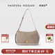 VANESSA HOGAN VH女包茸茸單肩包頭層牛皮小眾大容量通勤斜挎腋下包新年禮物 大象灰【附贈精美禮盒】