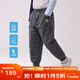麗嬰房（Les enphants）【厚款】?jì)和Ｅ鸾q褲男童冬季加厚褲子女童羽絨長(cháng)褲2025秋冬 潮酷黑 150 cm