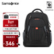 新秀麗（Samsonite）雙肩包商務(wù)電腦包多功能男士背包差旅大容量運動(dòng)透氣書(shū)包\36B 黑色