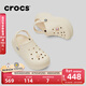 卡駱馳（CROCS）貝拉洞洞鞋沙灘鞋包頭女鞋厚底拖鞋|210062 冬日白 -11S(含智必星） 39 (240mm)