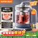 蘇泊爾（SUPOR）1.5L養生壺熱水壺 煮茶器煮茶壺電水壺恒溫燒水壺 316L不銹鋼保溫花茶壺帶濾網(wǎng) SW-15YJ30A