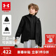 安德瑪（Under Armour）兒童外套男女童秋冬夾克大童戶(hù)外連帽三合一可拆卸外套253332362