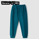 蕉內（Bananain）5系兒童褲子男女童直筒束腳透氣大童長(cháng)褲運動(dòng)休閑褲寶寶童裝秋冬 【常規腳口】普魯士藍 120