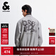 杰克·瓊斯（JACK&JONES）男生2025年秋季款夾克百搭舒適長(cháng)袖棒球服寬松休閑外套225321027 C51淺灰色 S （170）
