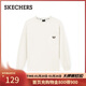 斯凱奇（Skechers）新年禮物2025春冬季男女同款圓領(lǐng)時(shí)尚潮流百搭運動(dòng)打底衫L325U033