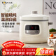 小熊（Bear）電燉鍋 電燉盅 煲湯鍋 燉湯鍋 白瓷燉鍋3-4個(gè)人用陶瓷全自動(dòng)煮粥鍋 直燉電燉鍋 DDG-D30H5 3L