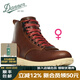 DANNER丹納 戶(hù)外休閑Logger 917女工裝靴真皮防水V底手工徒步中幫登山鞋 34653 棕紅 女M版 38