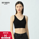 深呼吸DEEP BREATH女裝簡(jiǎn)約V領(lǐng)純色內搭短款背心女A301083 黑 L (4)