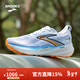 布魯克斯（BROOKS）男子透氣緩震跑鞋Glycerin 22甘油22 白色/鈷藍色/橘色42.5