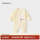 babylove嬰兒連體衣秋冬純棉可愛(ài)寶寶哈衣爬服新生兒夾棉保暖衣服秋冬裝