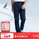 諾帝卡（NAUTICA）【商場(chǎng)同款】男裝秋冬款搖粒絨柔軟保暖休閑牛仔長(cháng)褲男PM3400 牛仔藍4CZ L