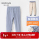 努比屋兒童保暖褲女童秋冬款加絨加厚內穿校服打底夾棉秋褲男童棉褲