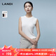 藍地（LANDI）[通穿三季]圓領(lǐng)無(wú)袖修身針織衫女吊帶背心內搭2024春夏新品 米白色 L