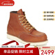 Red Wing輕奢馬丁靴男士時(shí)尚短靴休閑棕色春秋2025新款上班皮鞋商務(wù)875 淺棕色875-BROWN 40