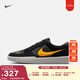 耐克男女透氣滑板鞋春季情侶陸沖翻毛皮NIKE SB FORCE 58 DV5477 009黑/大學(xué)金/煤黑/狼灰 41