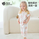 貝肽斯兒童睡衣女童男童夏季薄款透氣家居服套裝寶寶親子睡衣短袖