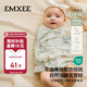 嫚熙（EMXEE）嬰兒防驚跳包巾春秋新生兒寶寶襁褓睡袋四季通用 大鵝茶會(huì )34*84cm