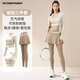 VICTORIATOURIST瑜伽服套裝女秋冬健身服跑步運動(dòng)套裝普拉提帶胸墊撞色訓練服L