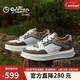 金利來(lái)（Goldlion）男鞋25年秋新款個(gè)性時(shí)尚撞色板鞋厚底增高小白鞋G500530749BFE 41