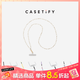CASETIFY 適用于iPhone全系列 銀白珠飾/七彩珠飾 斜挎背帶/手機背帶 珍珠樣式