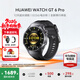 華為（HUAWEI）手表WATCH GT 6 Pro【咨詢(xún)享優(yōu)惠】運動(dòng)智能兩周續航藍牙通話(huà)體溫血氧心率監測健康送男女朋友禮物 46mm曜石黑【皮表帶+貼膜】