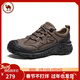 駱駝牌 登山休閑男鞋戶(hù)外運動(dòng)鞋跑鞋增高厚底鞋P15A342019棕色43