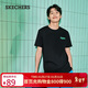 斯凱奇（Skechers）繽紛短袖夏季男女同款休閑T恤潮流顯瘦上衣L224U080