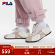 斐樂(lè )（FILA）官方女鞋薄底老爹鞋運動(dòng)鞋水舞鞋休閑鞋德訓鞋 微白/芋莖褐-WM 38
