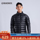 黑冰戶(hù)外男款鵝絨保暖700蓬防風(fēng)防潑透濕輕量排骨內膽羽絨服 F8518MJ F8518MJ(立領(lǐng))-黑色 S