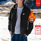 耐克（NIKE）外套男士 2025秋冬季新款運動(dòng)服防風(fēng)衣休閑上衣寬松連帽針織夾克 FN3862-010/YKK拉鏈/加絨/曬圖退10 3XL 【190】 體重190~210斤左右