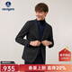 Navigare意大利小帆船休閑西裝男士春季羊毛西服外套時(shí)尚通勤輕商務(wù)單西男 知更雀灰 XL 碼