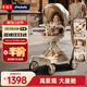 playkids普洛可A8MAX三代遛娃神器推車(chē)兒童輕便可折疊寶寶嬰兒車(chē)金砂晨霧