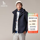 哈吉斯（HAZZYS）男裝 冬款【一衣多穿】連帽羽絨服兩件套休閑風(fēng)男外套ASFZU0CDF66