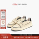 FOOT INDUSTRY 足下工業(yè)「品牌經(jīng)典」90s滑板鞋運動(dòng)休閑復古訓練板鞋男女百搭 米白/黑色 42