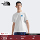 北面（The North Face）速干衣短袖T恤戶(hù)外舒適透氣春夏新款男款TheNorthFace|8D7C FN4/雪峰白 M /170