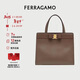 菲拉格慕（Ferragamo）女士Vara蝴蝶結購物袋（中號） 0741078 新年禮物送女友