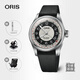豪利時(shí)（ORIS）靶心射擊腕表貍貓穿戴機械手表男女士大表冠日歷皮帶款送節禮38mm 0856-box